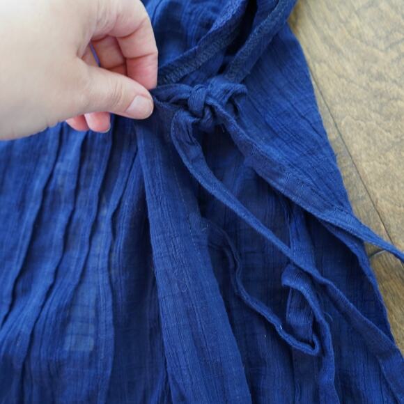 NWT SET 2 ANTHROPOLOGIE LACE TUNIC TOP &‎ SHORTS LOUNGE SLEEP PAJAMA NAVY XS - Picture 7 of 9